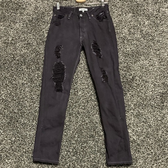 RE/DONE Levi’s Custom Dyed Distressed Jeans 25 - Picture 1 of 14